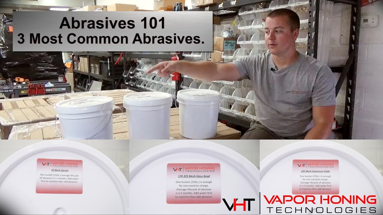Abrasives 101- Garnet, Glass Bead, And Aluminum Oxide The Three Most Common Abrasives.