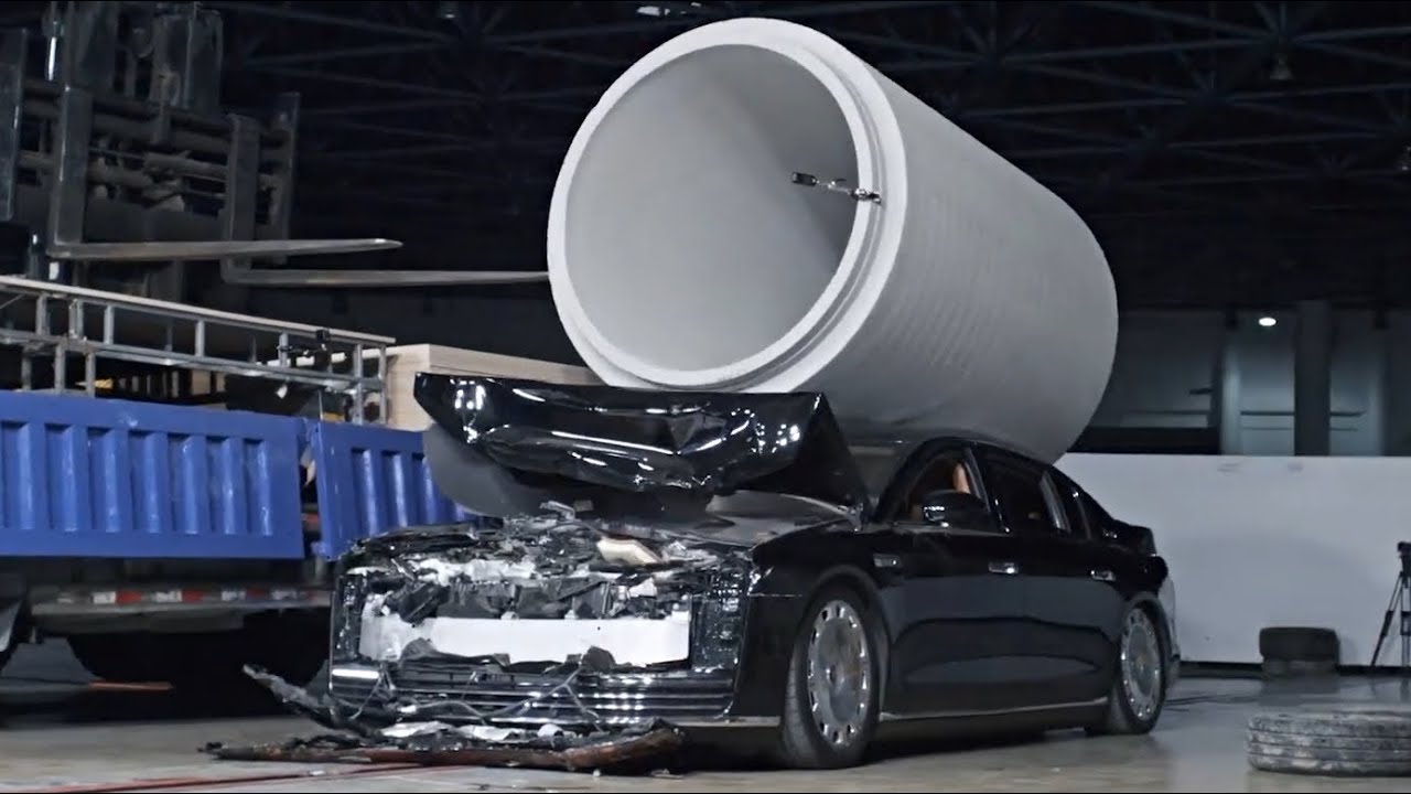 Maextro S800 CRAZY Crash Test (Chinese Maybach)