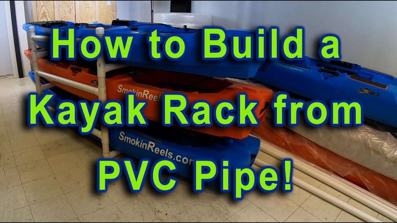 Building a PVC Pipe Kayak Rack for storage or transporting in a truck or on a boat.