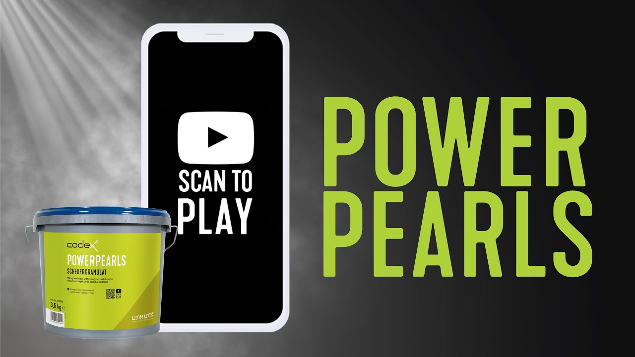 SCAN TO PLAY - Verschmutzungen und Epoxidharzschleier entfernen mit den codex Powerpearls