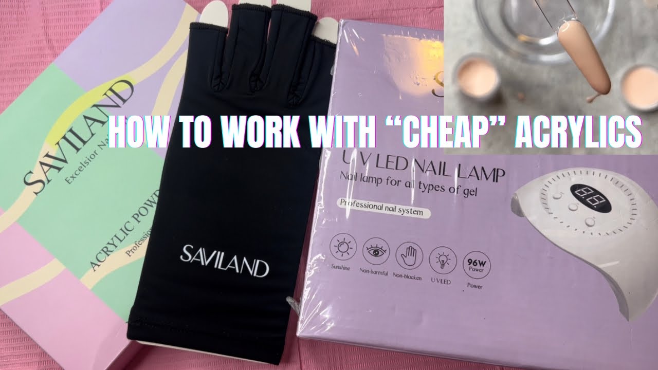 Rating SAVILAND Acrylic Powders | How To Work With Runny Acrylics | Make Them Perform Like High End