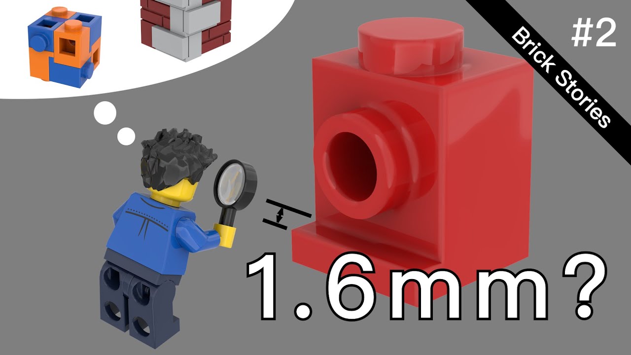 LEGO Headlight part #4070: the secret of 1.6mm - Did You Know? [Brick Stories]