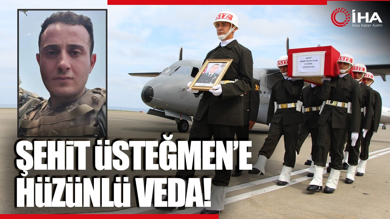 Şehit Üsteğmen Ömer Fatih Ayar Son Yolculuğuna Uğurlandı