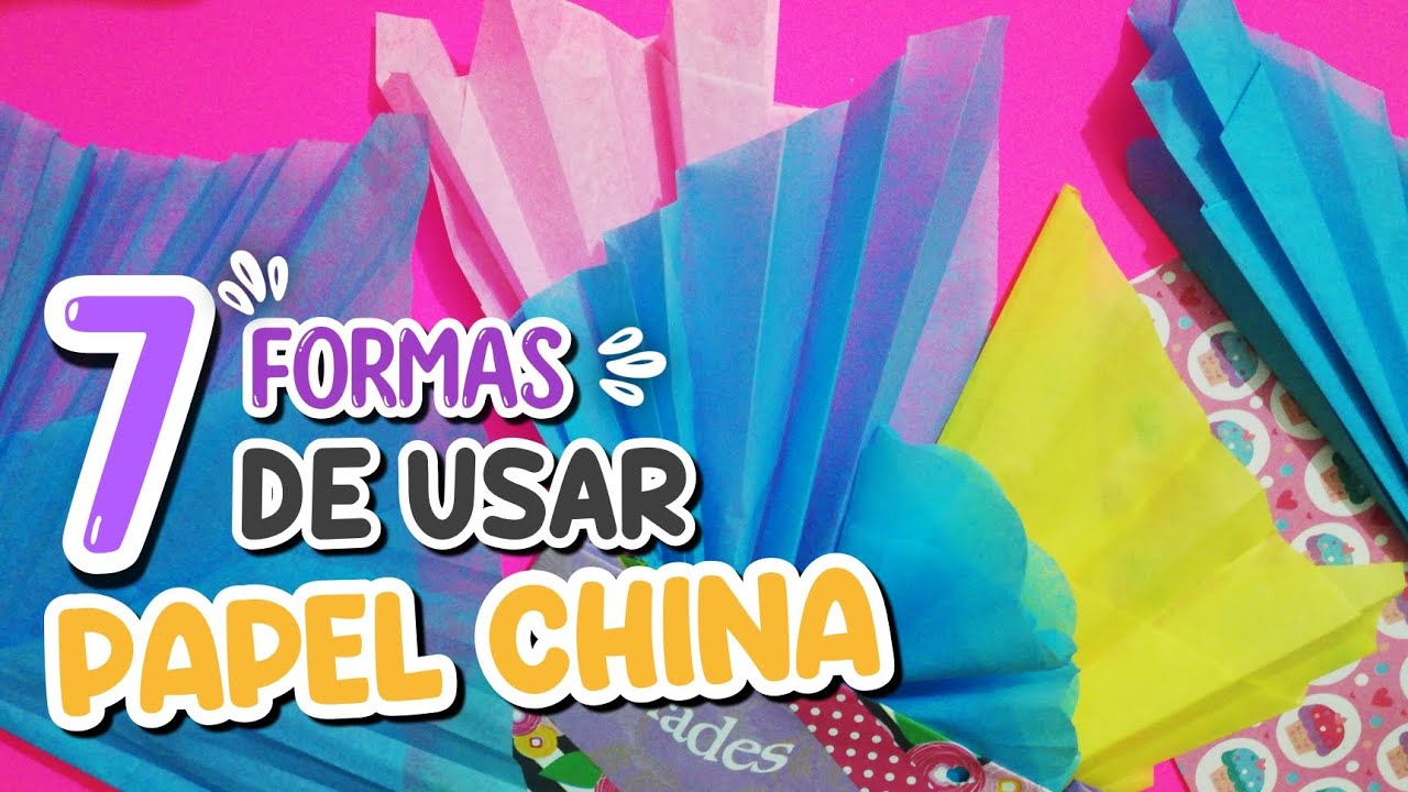 COMO DOBLAR PAPEL CHINA EN BOLSAS DE REGALO