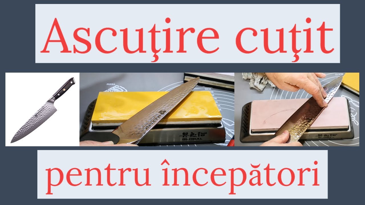 Cum se ascute un cuţit - pentru începători
