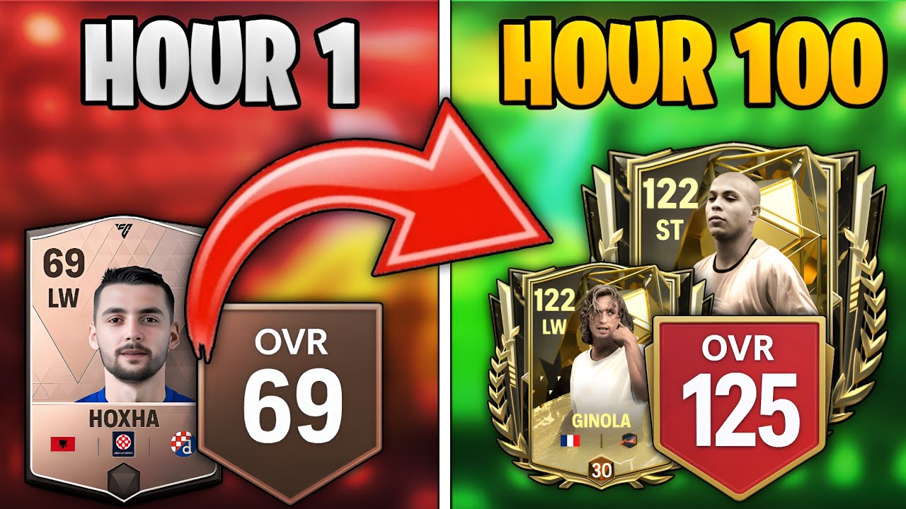 Можно ли получить GINOLA и R9 за 100 часов, играя бесплатно? 😳 | FC Mobile