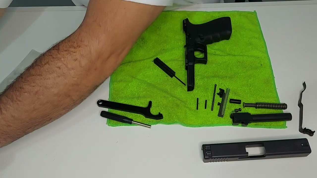 Desmontagem pistola Glock G21 (Geração 4, calibre .45 auto).
