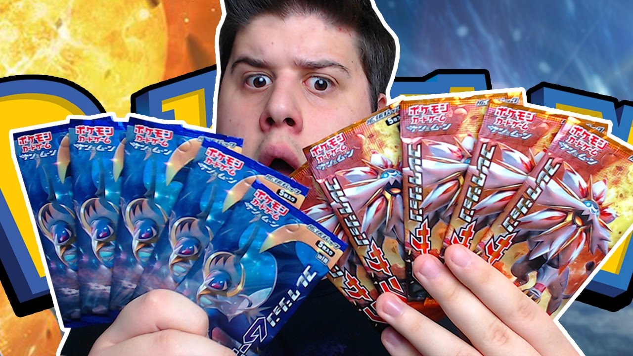 SUPER SPACCHETTAMENTO 10 BUSTINE SOLE E LUNA - Pack Opening Pokémon Solgaleo e Lunala