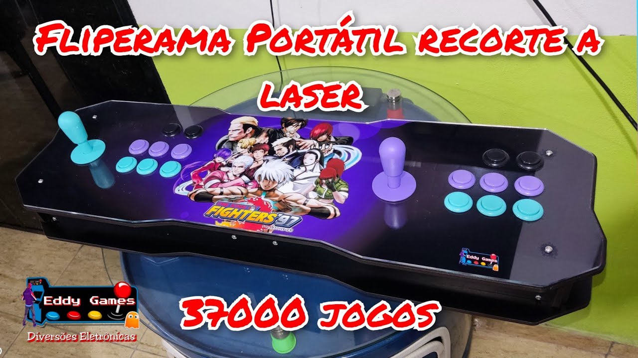 O MELHOR FLIPERAMA PORTATIL DO MERCADO É EDDY GAMES