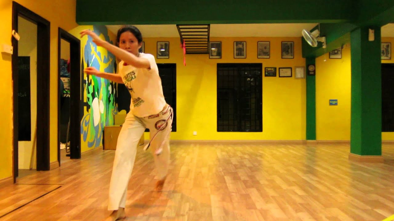 Day 34 Practising intermediate capoeira moves