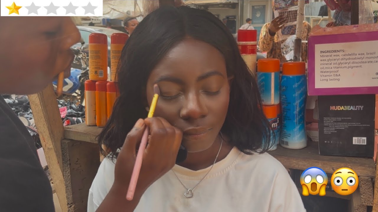 ASMR THIS MUA DID MY MAKEUP AND I HAVE NO WORDS | MAKEUP DONE IN NIGERIA 🇳🇬