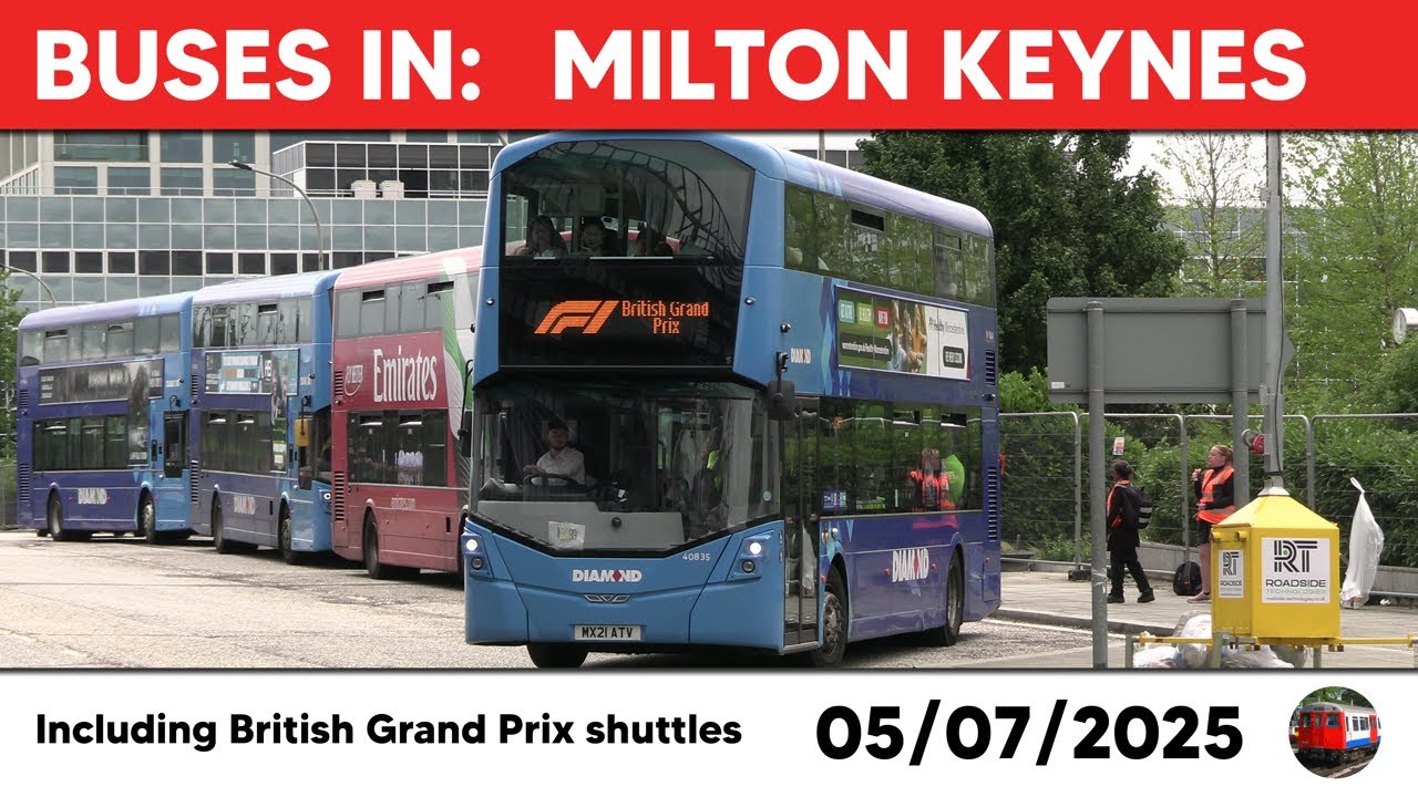 Buses in Milton Keynes 05/07/2025