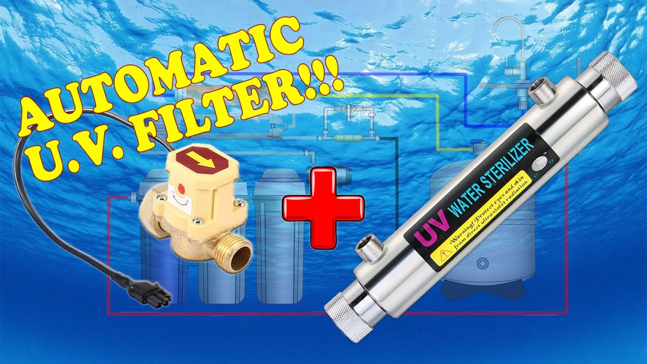 How to install R.O. UV Filter with Flow switch.