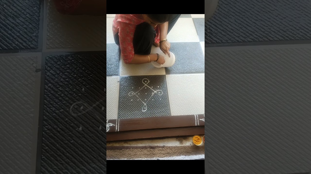 #shreetopics #dialyrangoli #kolam #easyrangoli        #simplerangolidesign #everydayrangoli
