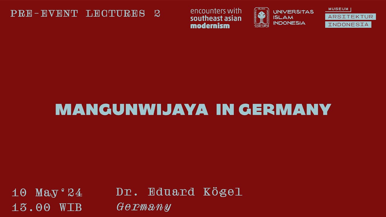 Mangunwijaya in Germany