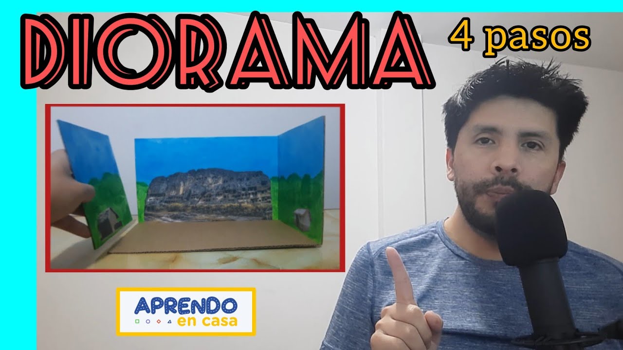 Como Hacer un DIORAMA - en 4 Pasos