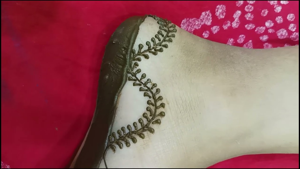 Beby foot mehndi design 🌺🌿hennadesign 🌿🌺