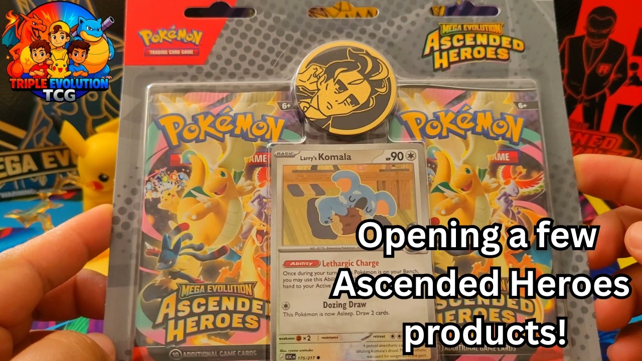 Ascended Heroes Pokémon Cards Opening! 😱 Amazing Pulls or Total Bust?