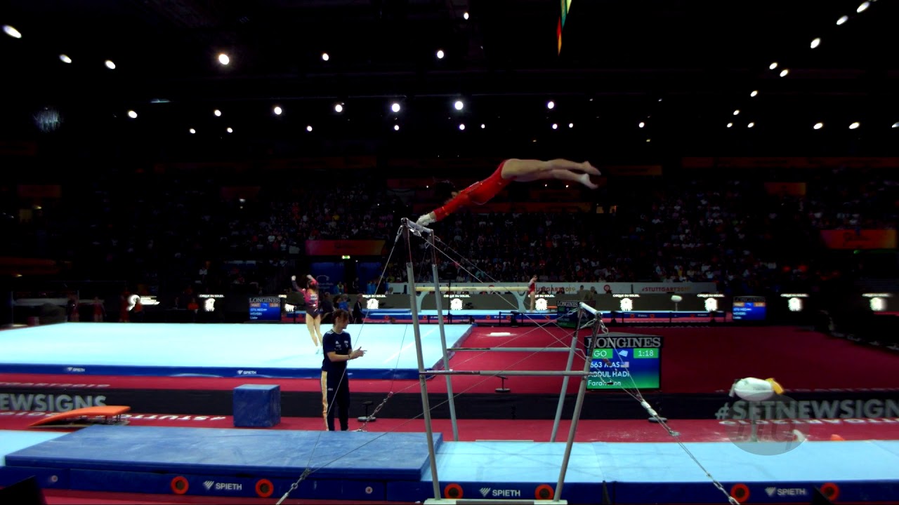 PEREZ Ana (ESP) - 2019 Artistic Worlds, Stuttgart (GER) - Qualifications Uneven Bars