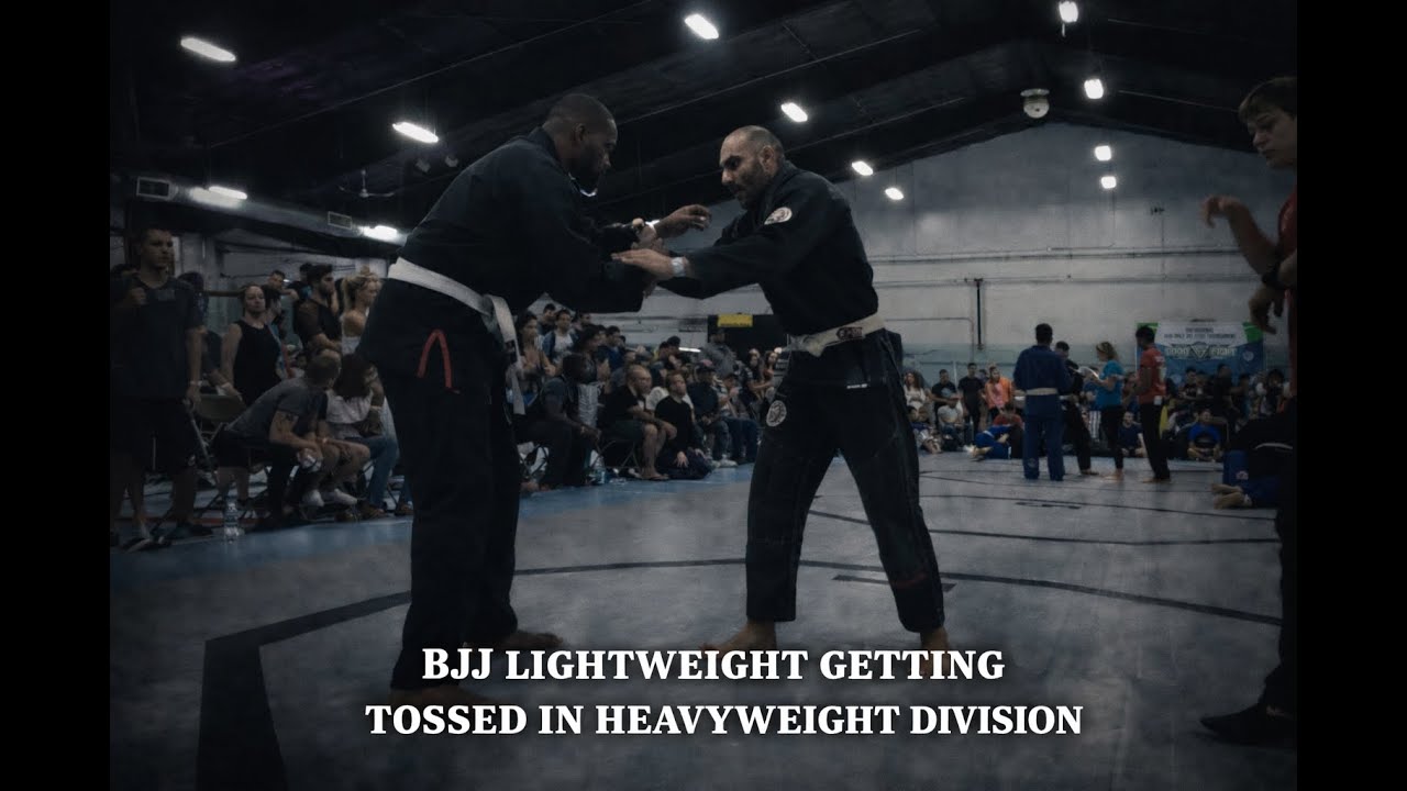 BJJ Lightweight Getting Tossed in Heavyweight Division