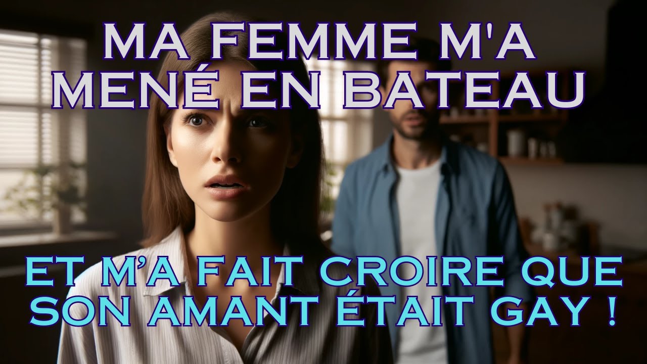 Ma femme m'a mené en bateau, et fait croire que son amant était gay !😧🤬
