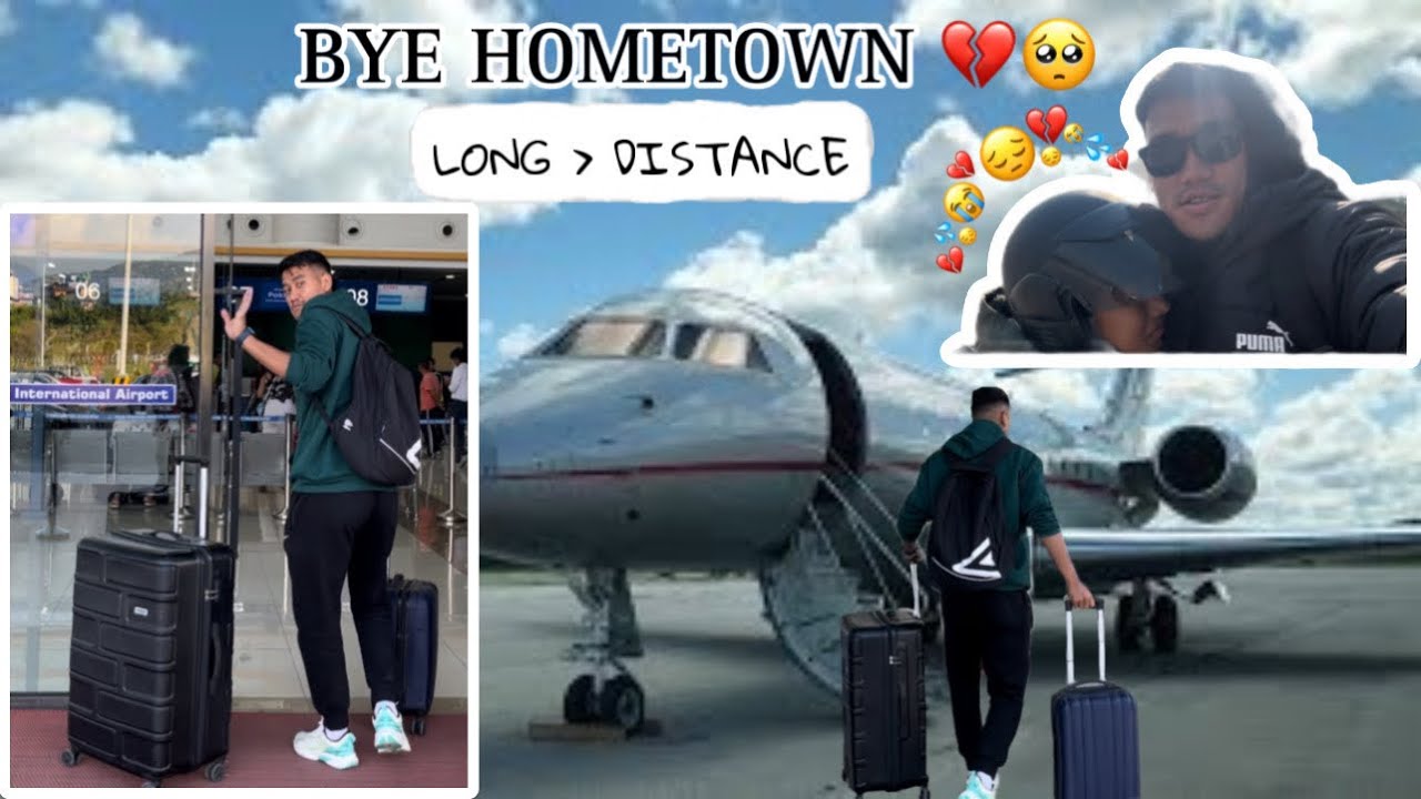 BYE BYE Hometown🏡😭|Again Long Distance,Kissu Cried?😩|Where am I going?✈️