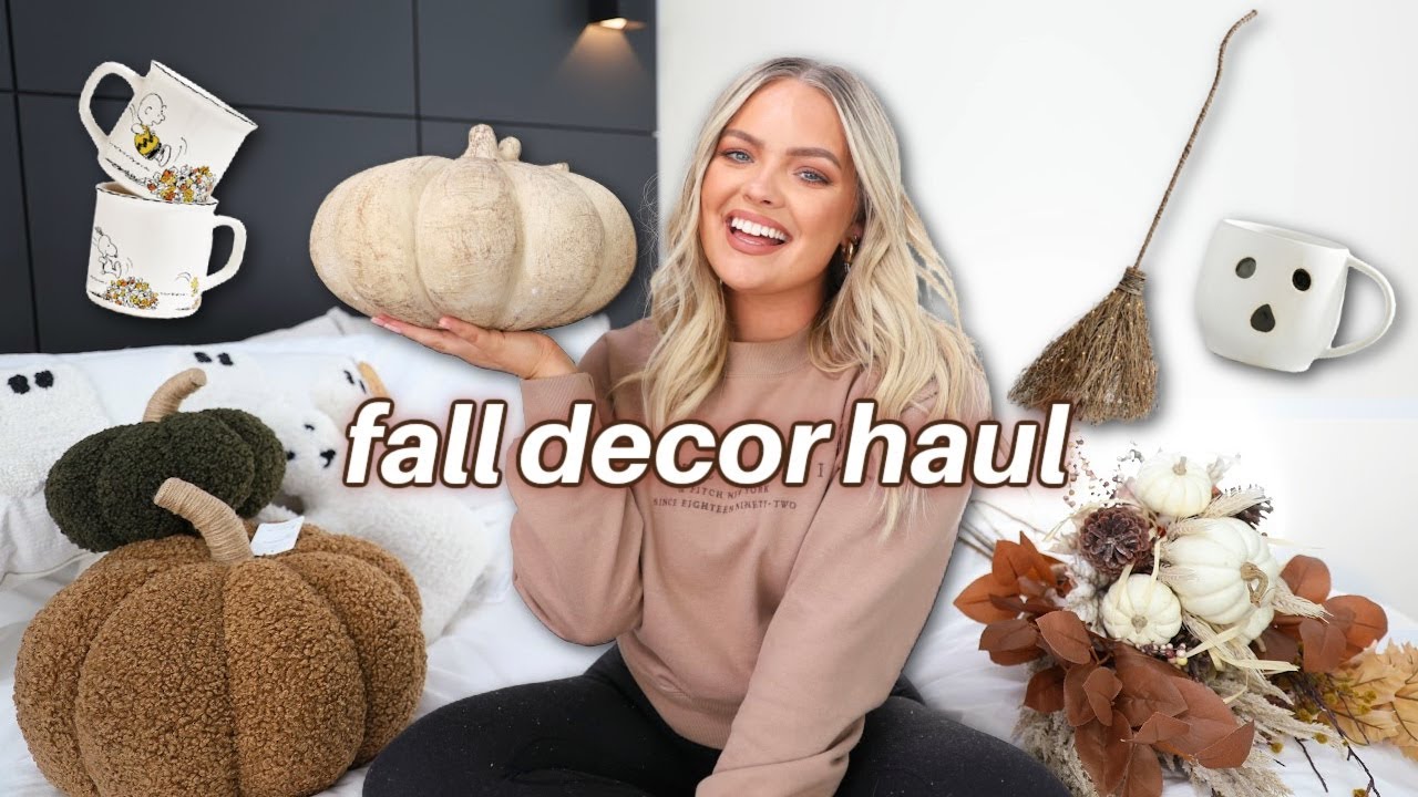 *NEW* Fall Home Decor Haul 2022! - Amazon, Target, Pottery Barn, Home Goods & More!