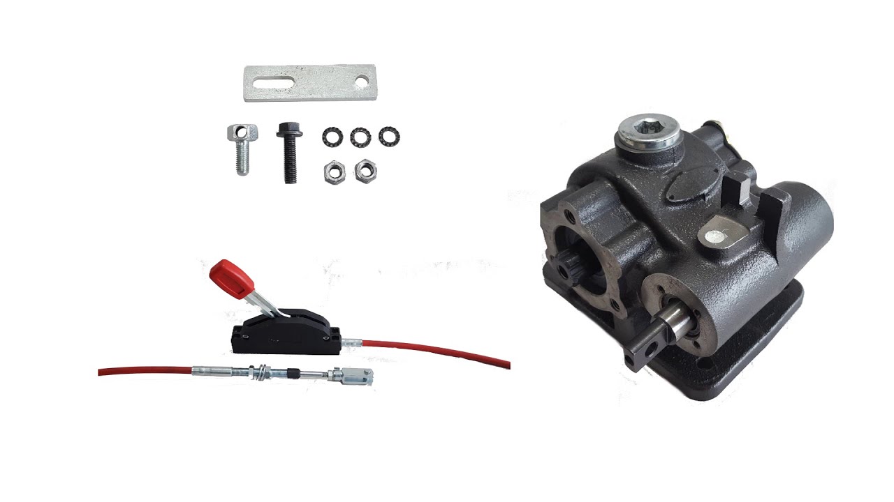 Control lever installation for mechanical PTO (Power Take Off) 2 - Hipomak Hydraulic