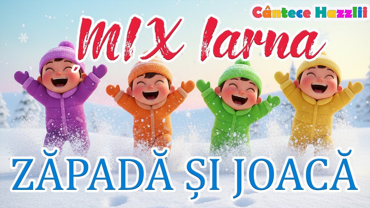 Cântece de Iarnă pentru Copii ❄️ Hai la Săniuș! | Prima Zi de Iarnă | Omul de Zăpadă | Mix de ianra