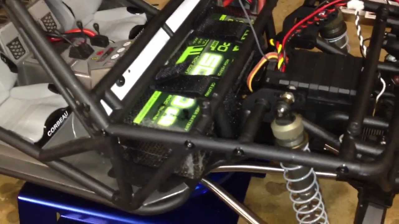 Axial Wraith - CKRC battery forward