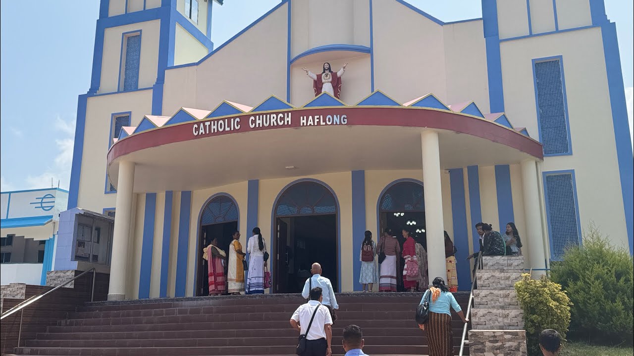 HAPPY EASTER SUNDAY CATHOLIC CHURCH || AT HAFLONG DON BOSCO CHURCH || EXPLORE K ZEME Vlogs