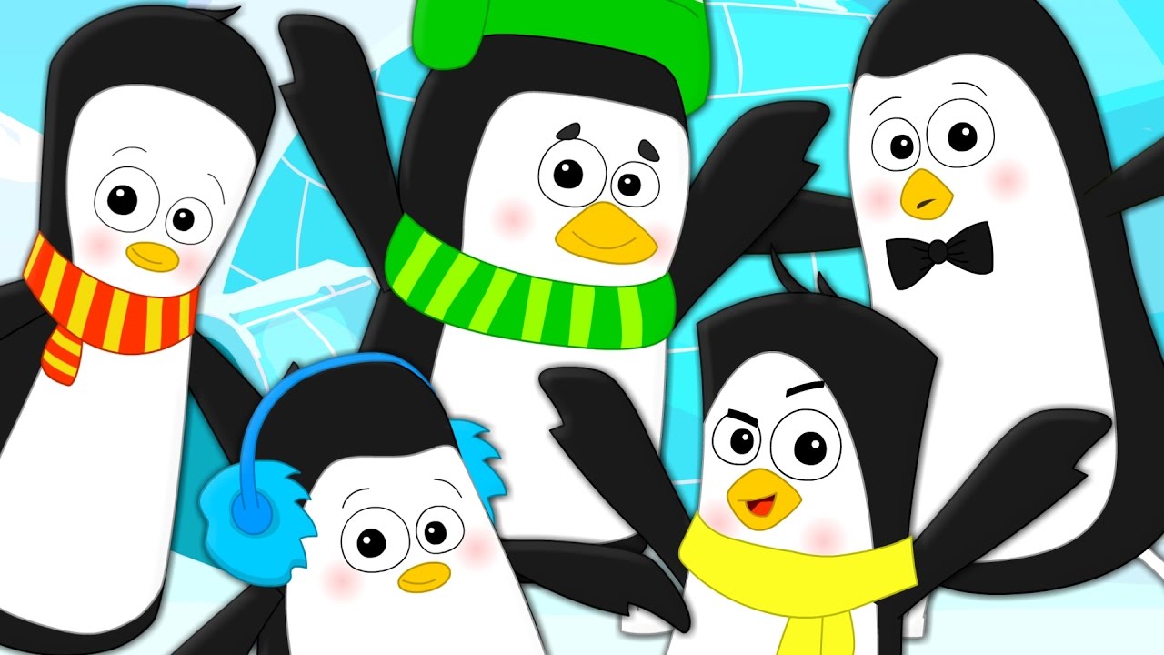 Bud Bud Buddies | Five Little Penguins | Nursery Rhymes | Kids Songs | Childrens Rhymes