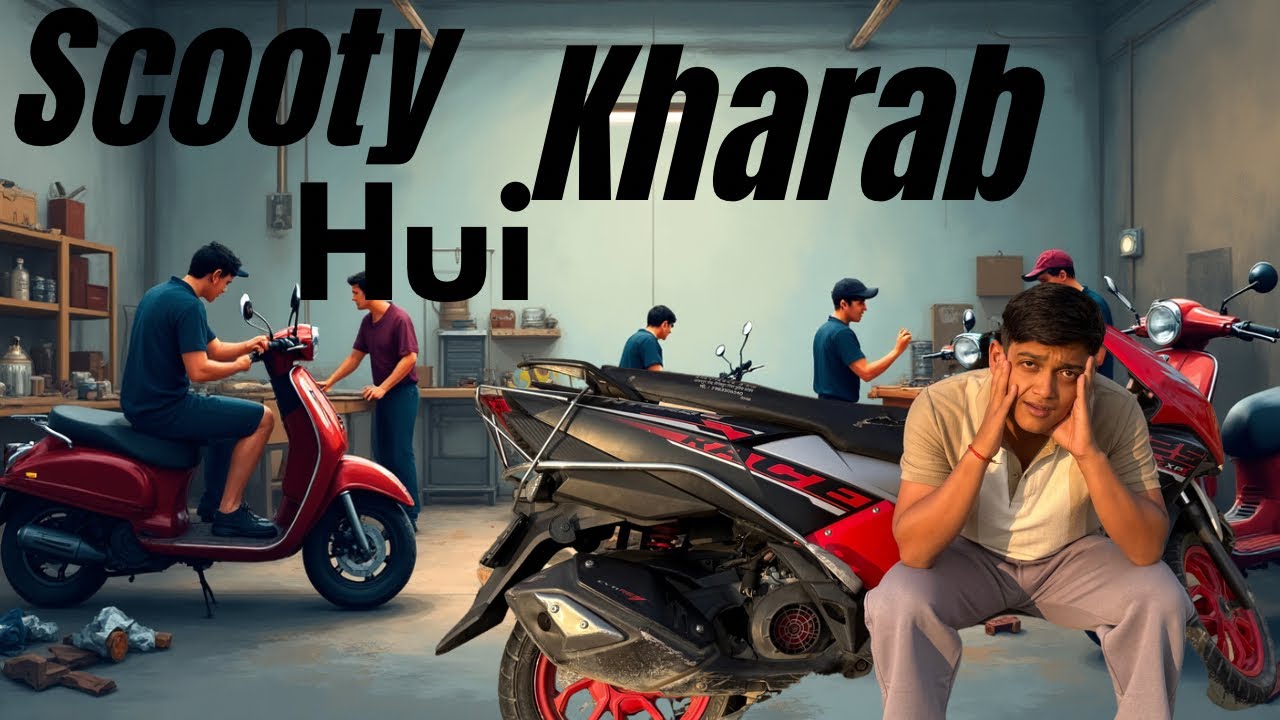 SCOOTY HUI KHARAB 😭 | ROAD PAR PHAS GAYE! | CRAZY VLOG | 