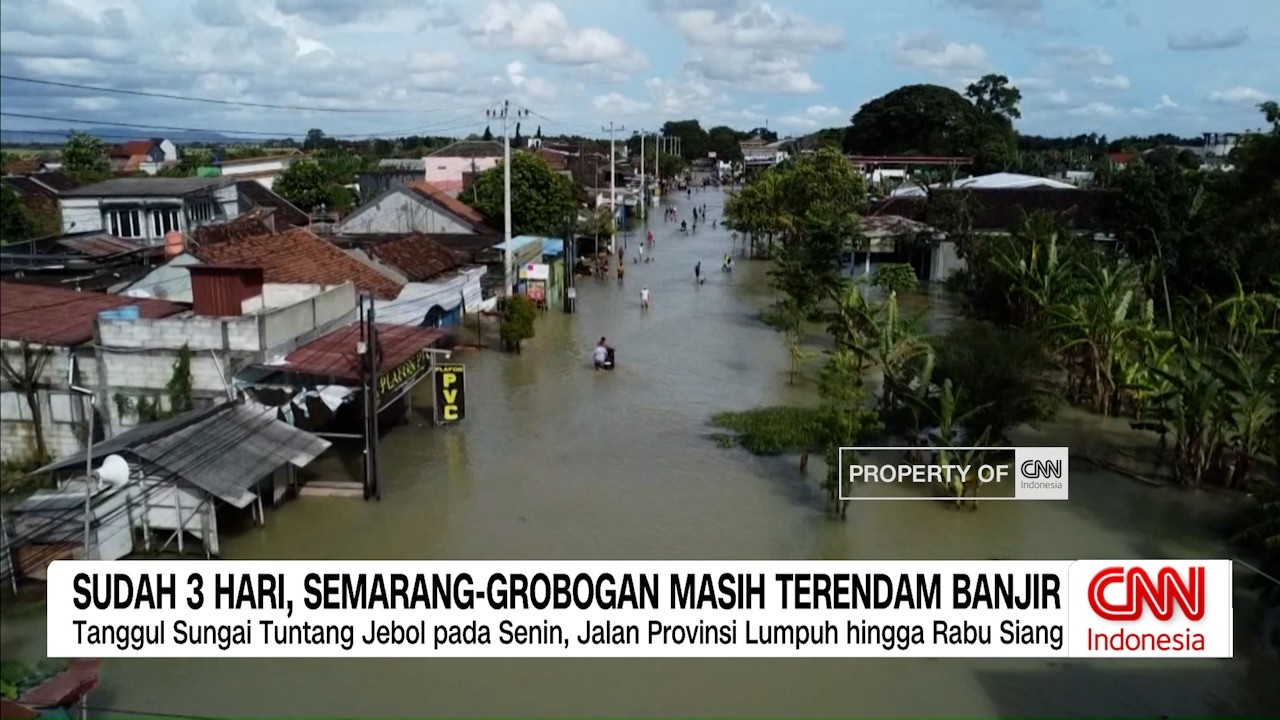 Sudah 3 Hari, Jalur Semarang–Grobogan Masih Terendam Banjir