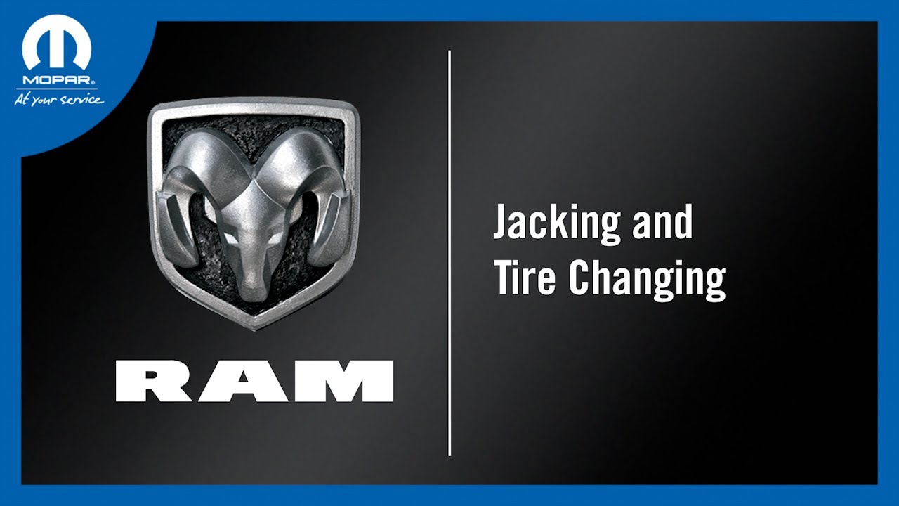 Jacking and Tire Changing | How To | 2022 Ram ProMaster City