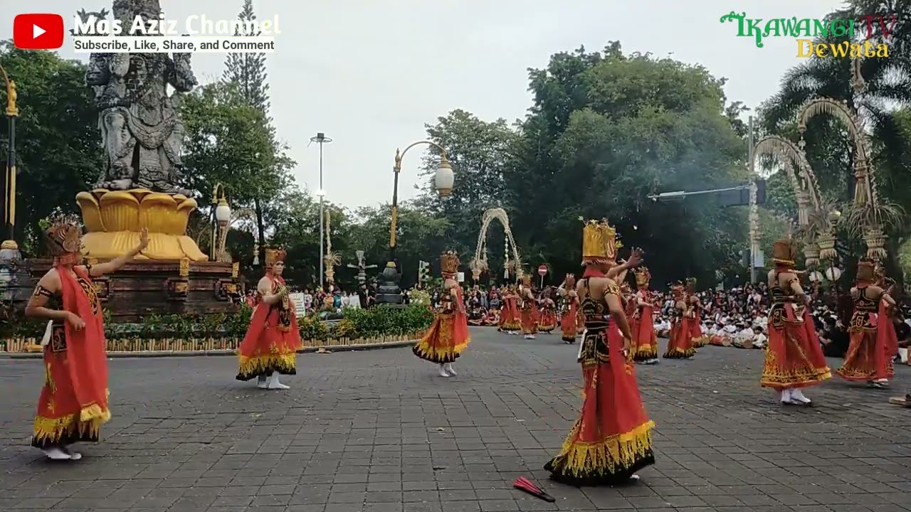 Gandrung Ikawangi Dewata memeriahkan acara melepas matahari 2022 menyongsong tahun 2023