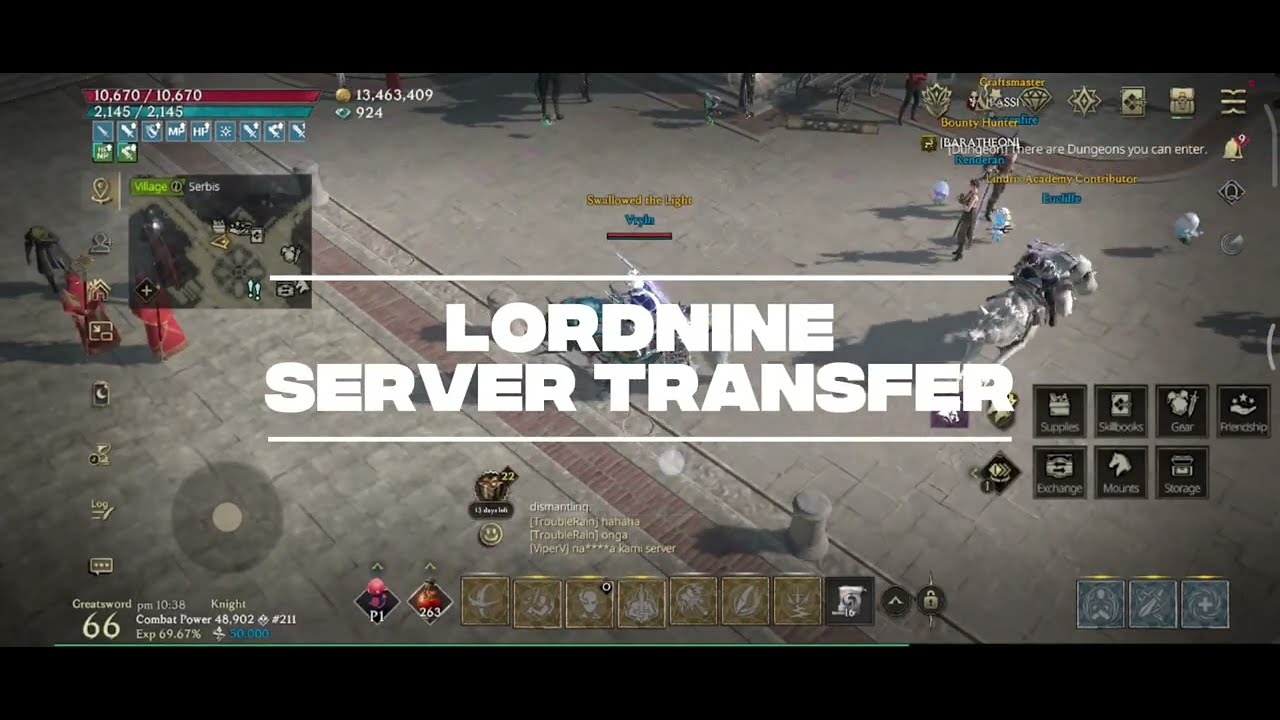 LORDNINE | Server Transfer Guide | 🔥