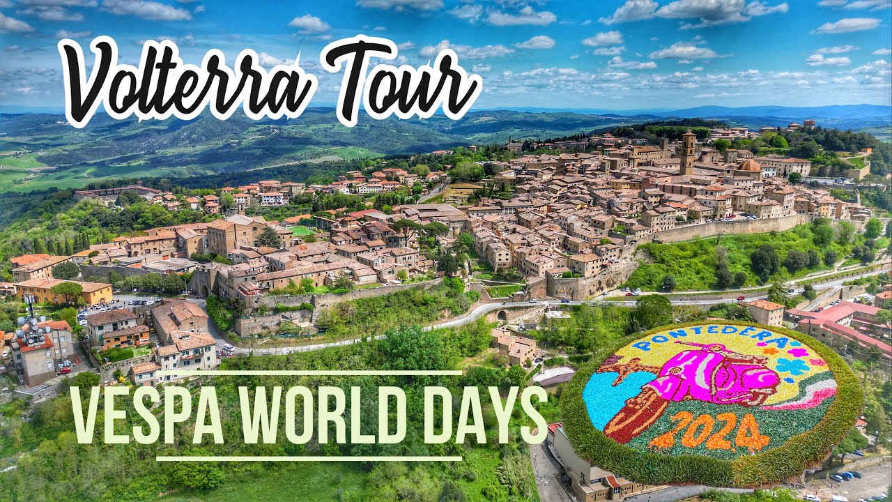 Teil 4 von 6 - Vespa World Days 2024 - Pontedera e Volterra Tour - rusty helmets on tour