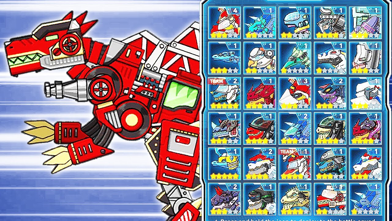 Team Firefighter - Dino Robot Battlefield | Eftsei Gaming