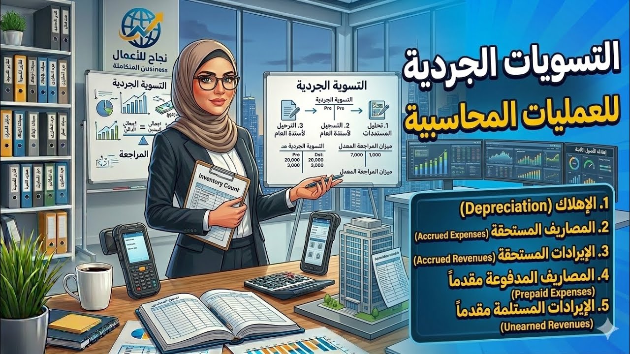 المحاسبة | لماذا لا تكذب الأرقام؟ فلسفة التسويات الجردية.
