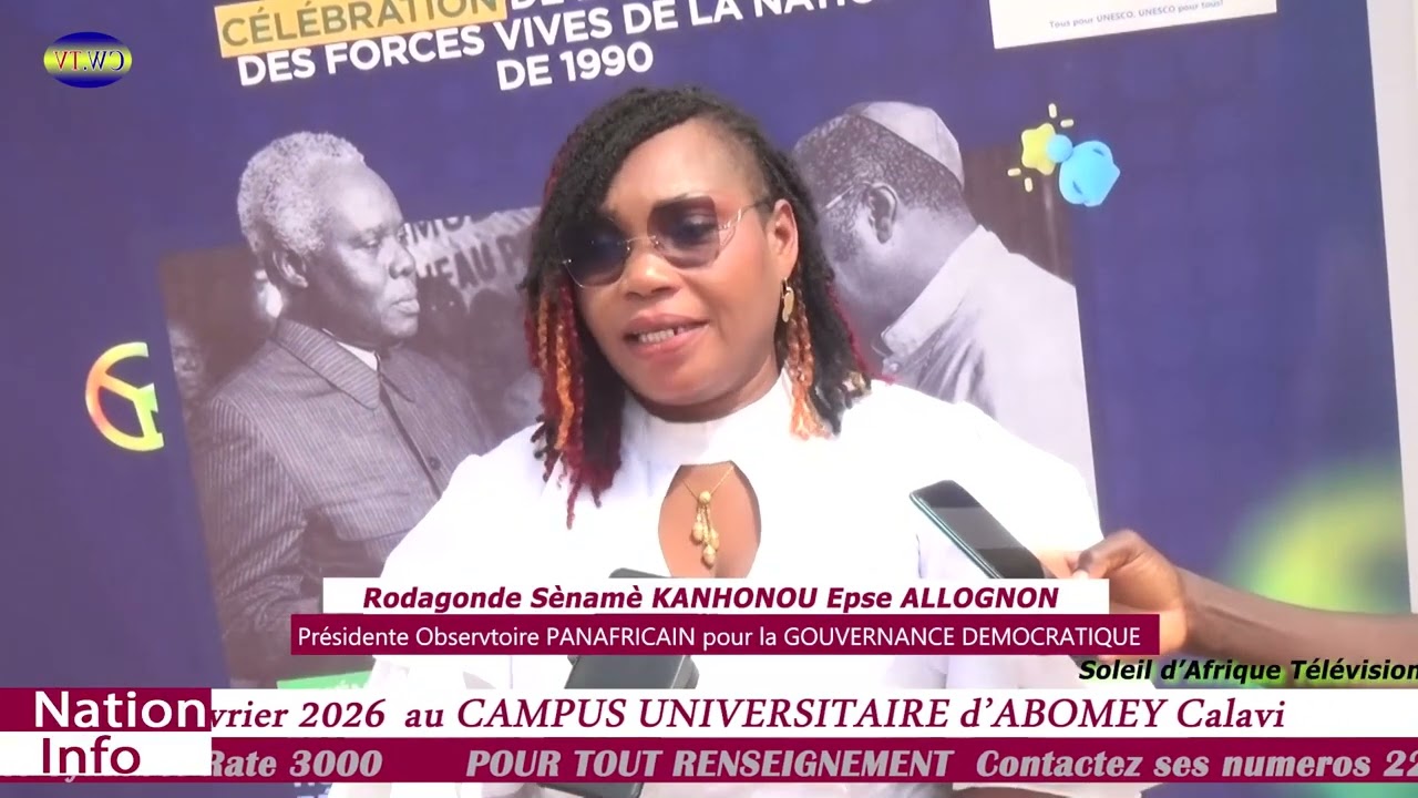 MAGAZ: CELEBRATION du 36ème ANNIVERSAIRE de la CONFERENCE des FORCES VIVES; ALLOGNON GABIN Satisfait