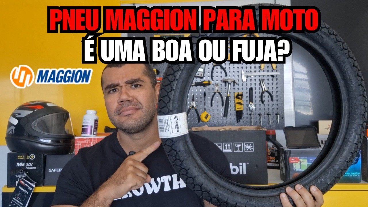 PNEU MAGGION PARA MOTO É UMA BOA OU FUJA?