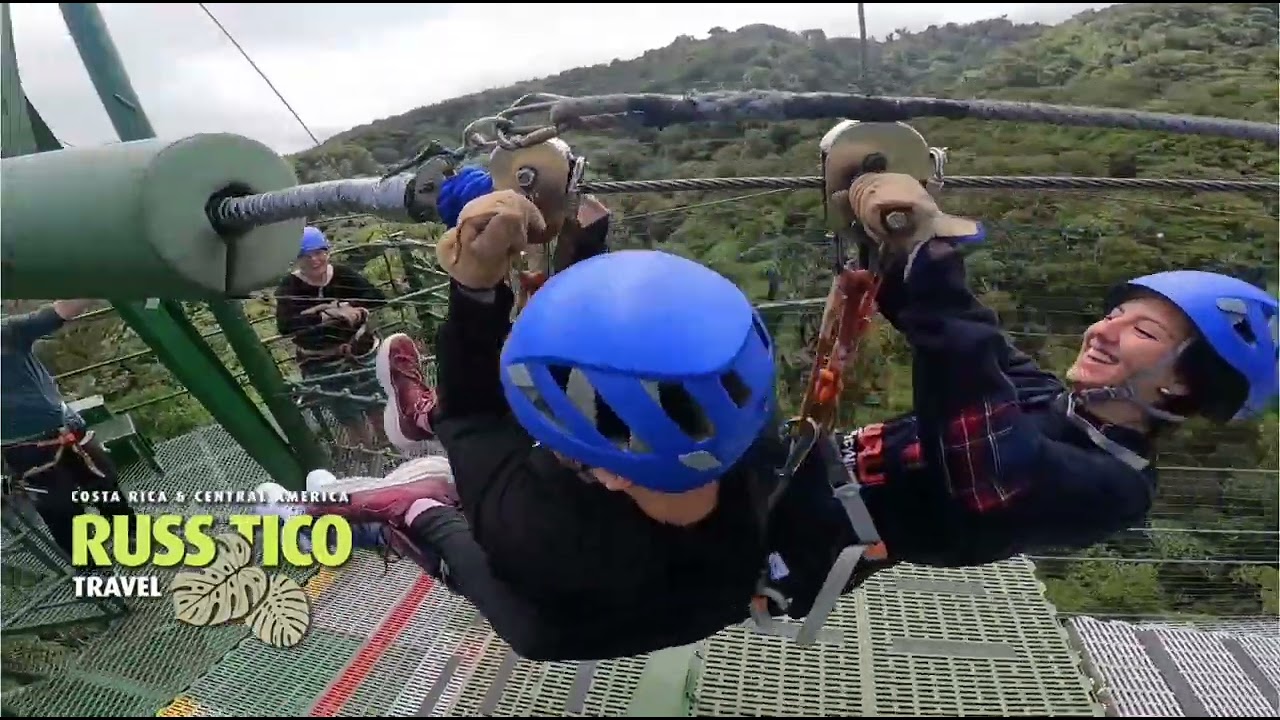 &iexcl; COSTA RICA! Тур Sky Trek в Монтеверде! Добро пожаловать в Коста-Рику! Tour Sky Trek en Monteverde.