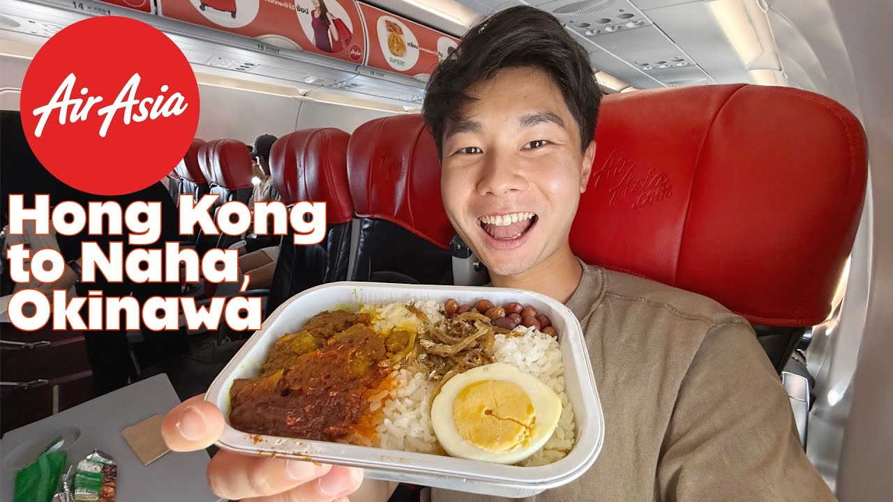 Thai AirAsia A320neo HONG KONG 🇭🇰 to NAHA, OKINAWA 🇯🇵 (economy class)