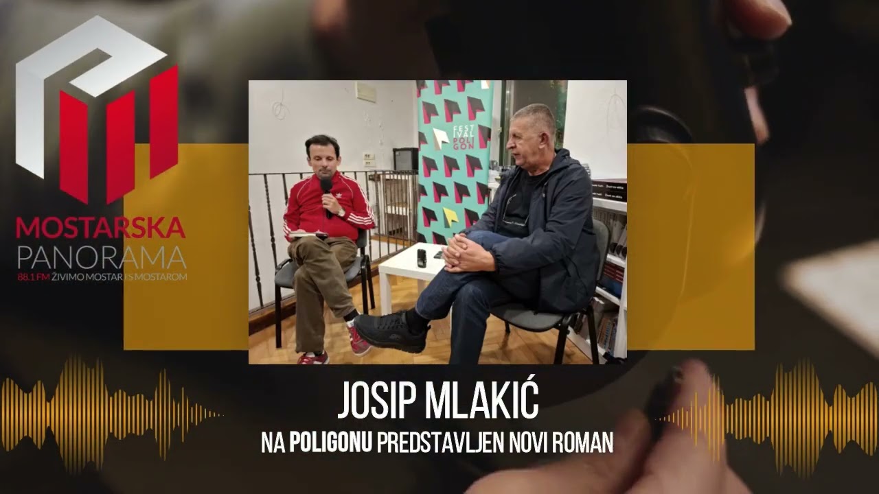 Na Poligonu predstavljen novi roman Josipa Mlakića