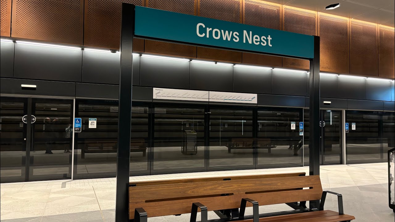 Sydney Metro from Epping to Sydenham via Chatswood DRIVER VIEW