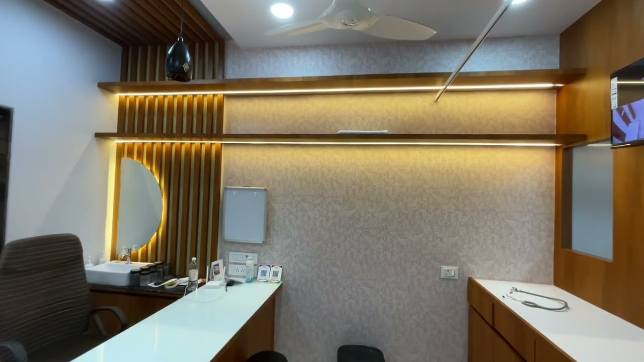 Clinic design with master doctors cabin