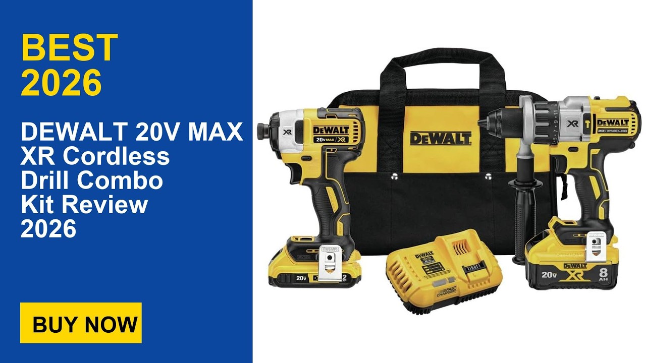 DEWALT 20V MAX XR Cordless Drill Combo Kit Review 2026