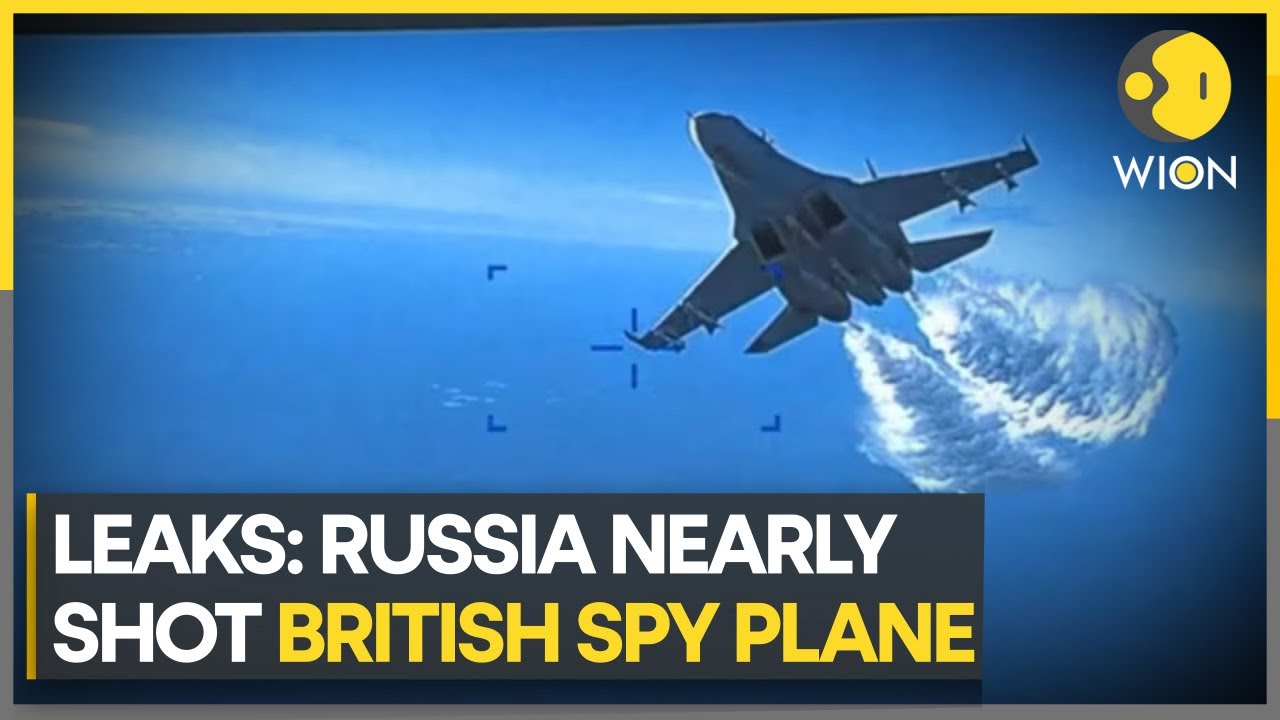 PENTAGON LEAKS Reveal Russian Jet's Near Miss with British Spy Plane in Black Sea | WION