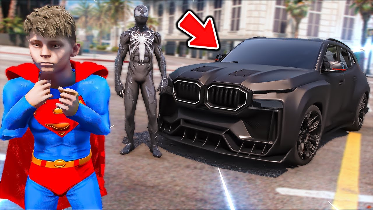 سباديرمان الشرير وسيارته الخارقة😱🔥!! | فلم قراند